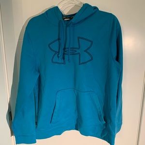 Blue under armour hoodie